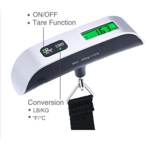 Camry Luggage Scale 50kg/110lb With  LCD Display Electronic Weighing Scale