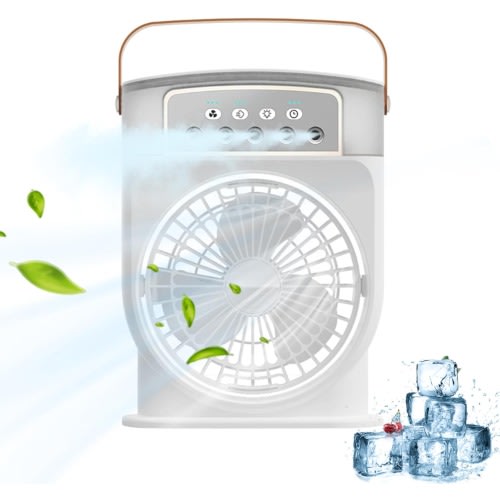 Rechargeable Led Air Conditioner And Cooling Fan