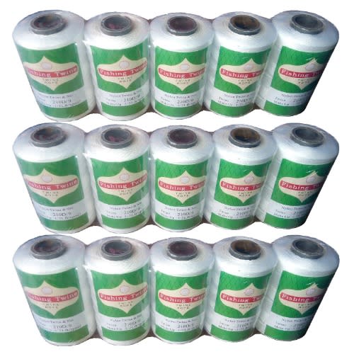 Size 9 Nylon Fishing Twine Rope Pack Of 5 - 3packs