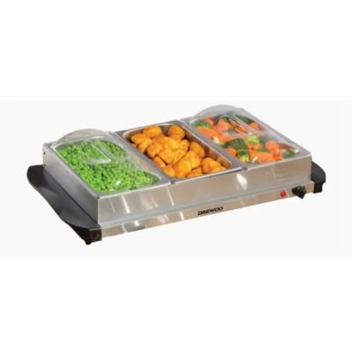 Buffet Server And Plate Warmer - 3 Tray - 200W - 1.5L