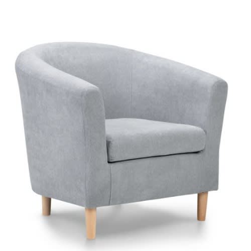 Single Fabric Seaters Sofa Tub - Ash Armchair Bucket Chair