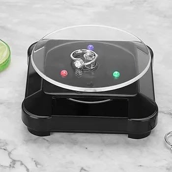 Solar Powered 360 Degree Rotating Turntable