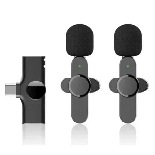 K9 Wireless Lavalier Double Microphone For Smartphones - Type C