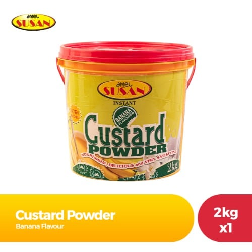 Amel Susan Banana Flavored Custard Powder 2kg X1