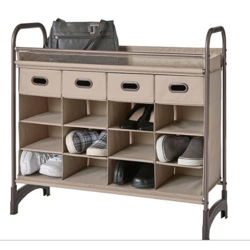 Neatfreak 16 Shoe Cubby Organiser With Drawers