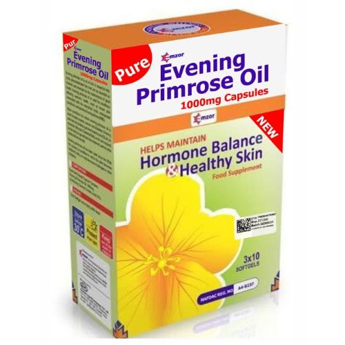 Evening Primrose Oil Caps 1000mg Emzor
