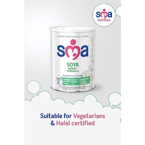 Sma Soya Infant Baby Milk Formula - 800g