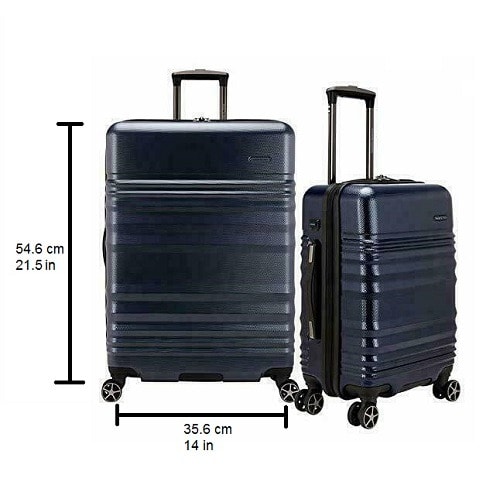 Travelers Choice Pomona 2 Piece Hard Side Luggage Set