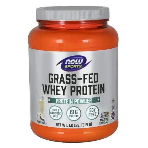 Now Food Now Sports Grass-fed Whey Protein Powder - 1.2lb