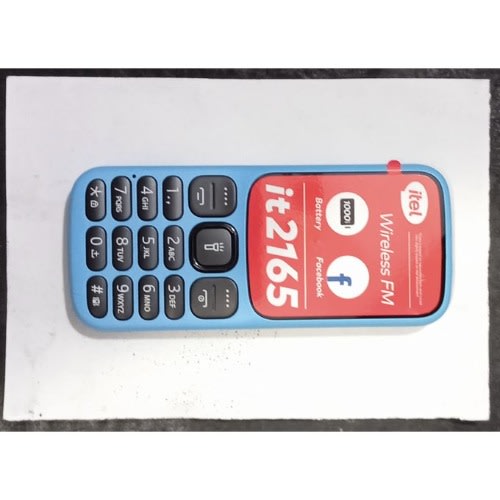 Itel It2165 177 - 32MB RAM And ROM - Screen- Wireless Fm- Torchlight- Dual Sim - Blue
