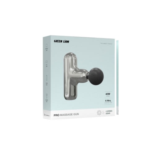 Green Lion Pro Massage Gun - Silver