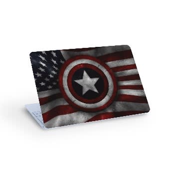 Captain America Skin Cover For Laptop