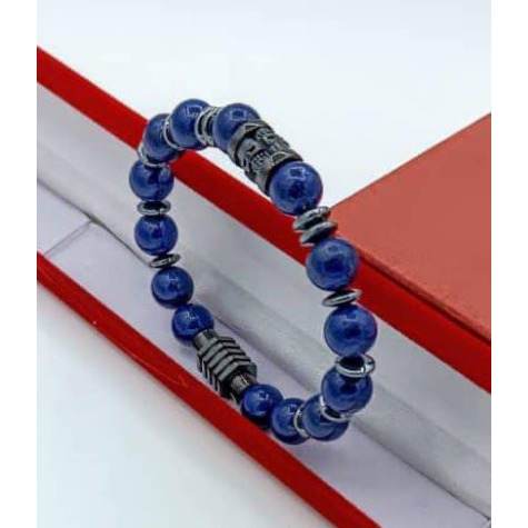 Blue Design Magnet Closing Bead