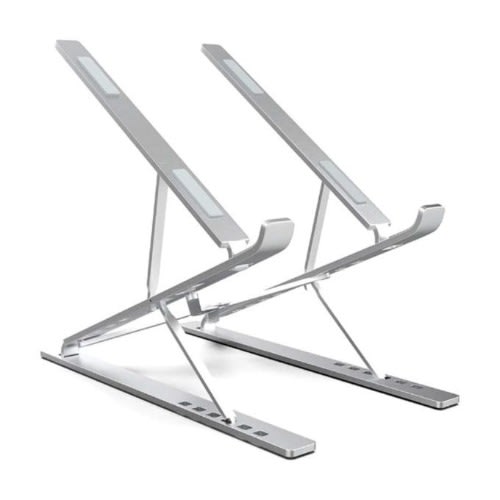 Adjustable Laptop And Tablet Stand - Silver