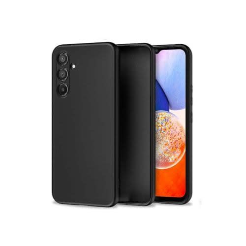 Silicone Back Case For Samsung A54 -Black