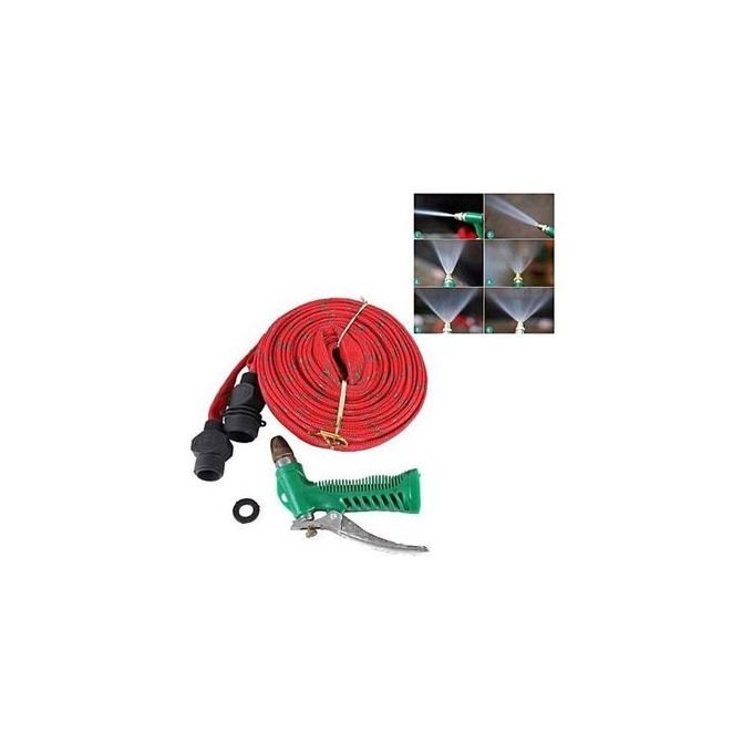 Car Wash Hose With Pressured Tap Gun 15 Meters