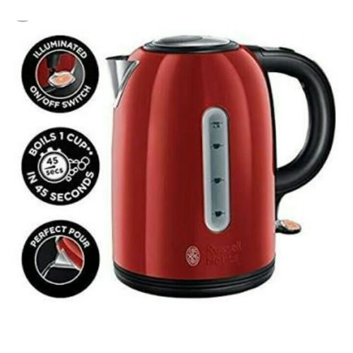 Polished 1.7L Westminster Kettle - Red
