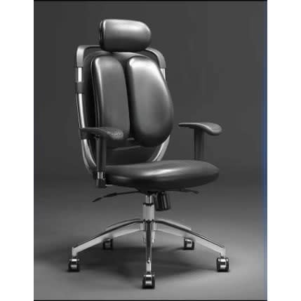 Executive Kidney Leather Office Chair