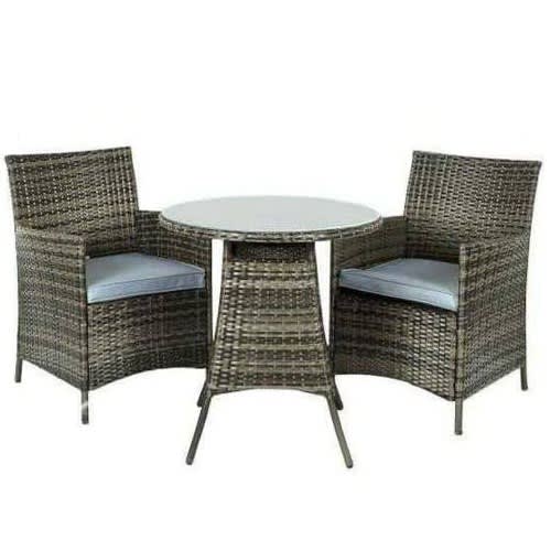 Rattan Me And You Table And Chairs With Foam