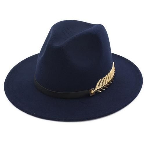 Fedora Hat - Navy Blue