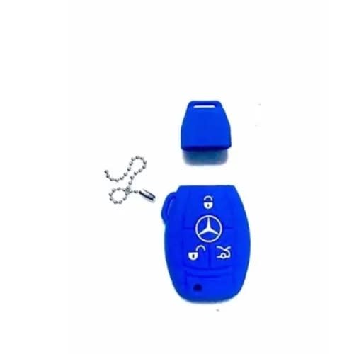 Silicone Remote Cover For Mercedes Benz - Blue