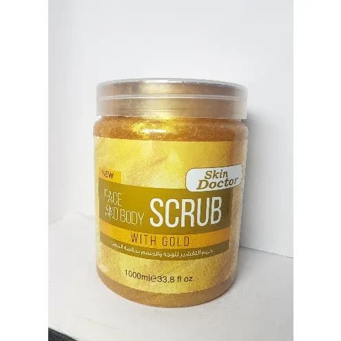 Skin Doctor Face And Body Scrub With Gold - 1000ml