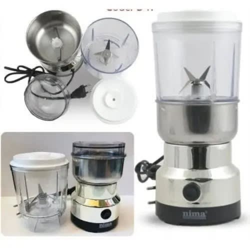 Nima 2 In 1 Wet And Dry Electric Grinder And Blender - 200W - 500L