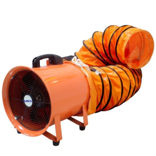 8" Ventilation Axial Blower With 5 Flexible Duct Sht-20 - 200mm