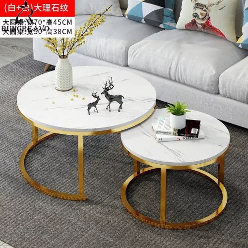 Nesting Nordic Side Table -2 In 1 With Free Gift Item