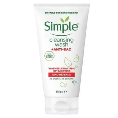 Cleansing Wash + Anti- Bac With Vitamins B3 & B5 - 150ml