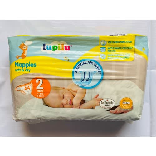 Newborn Size 2 Nappies Mini 4-8kg(9-18lbs) 44pcs