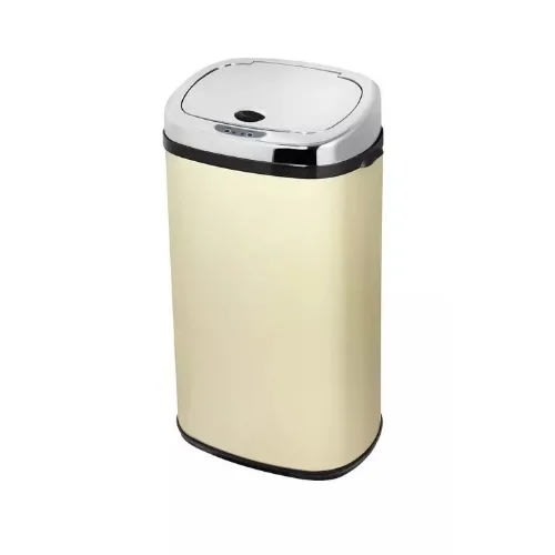 Square Sensor Bin -42 litre - Cream