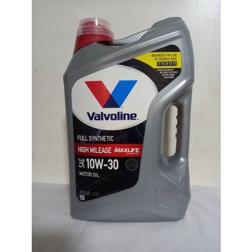 Full Synthetic High Mileage Motor Oil-  10w-30  - 4.73L