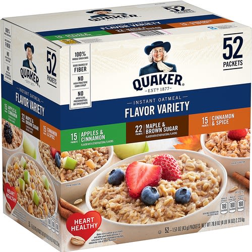 Instant Oatmeal Variety Pack - 2.23kg