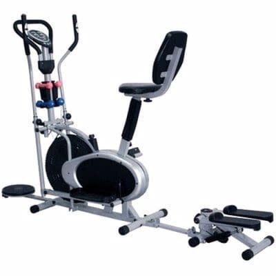 American Fitness Elliptical Bike With Back Rest - 3 In 1