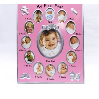 Baby Picture Frame - Pink