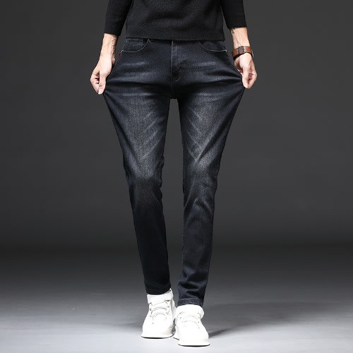 Denim Jean Trouser For Men - Dark Black