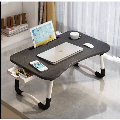 Quality Foldable Laptop Table With Draw