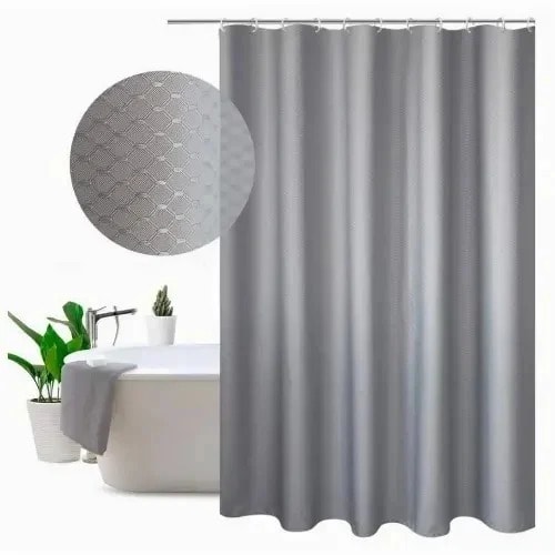 Bathroom Shower Curtain - Grey