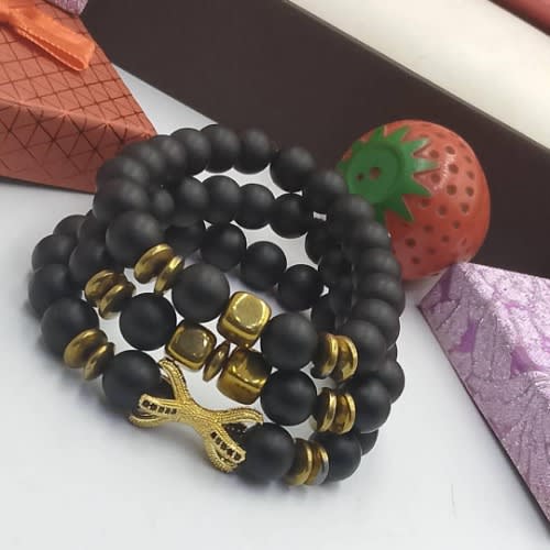 Mixed Beaded Hand Bracelet For Men