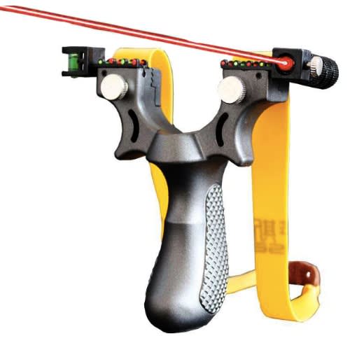 Slingshot Catapult Launcher Iron Toy With Rubber Band