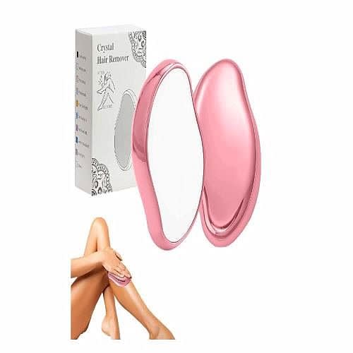 Unisex Painless Physical Hair Removal Epilators Hair Eraser For Body-pink