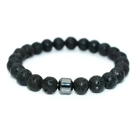 Tiger Stone Beaded Men Bracelet