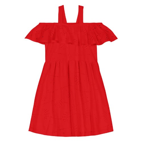 Girl's Cold Shoulder Dress