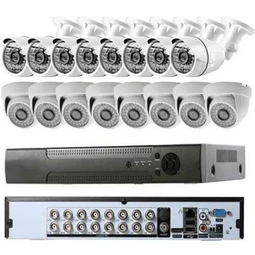 16 Channel CCTV Camera Kit - Internet Enable & Mobile View