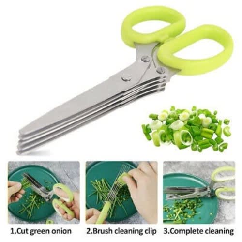 5 Blades Vegetable Kitchen Scissors