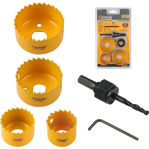 Hole Saw Set - 6pcs