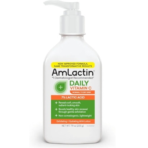 AmLactin Body Lotion With 7% Lactic Acid - Skin-brightening Exfoliator And Moisturizer  7.9 Oz