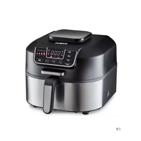 5 In 1 Air Fryer With Smokeless Grill - 1760w
