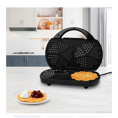 Progress Heart-shaped Double Waffle Maker - 1200W